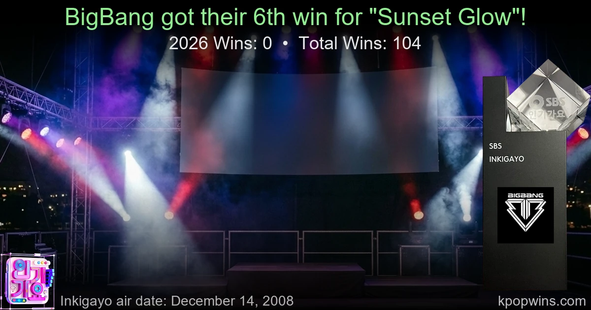 BigBang - Sunset Glow